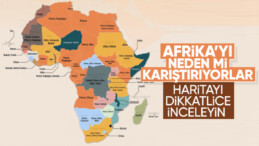 Dünyanın en büyük 2’nci kıtası Afrika’da çıkarılan madenlerin harita üzerindeki gösterimi