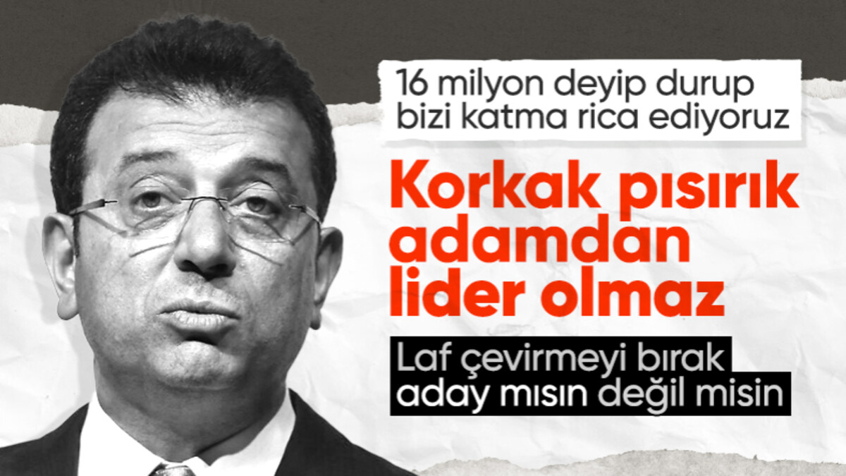 Ekrem İmamoğlu, adaylık konusunda yine net konuşmadı