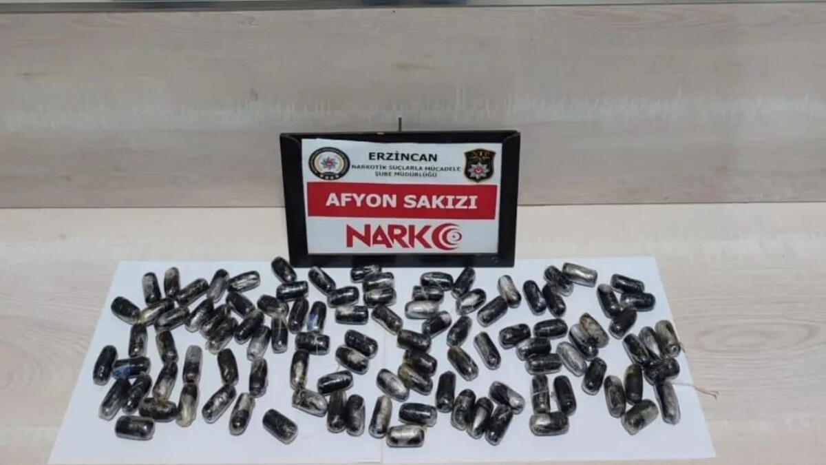 Erzincan’da midesinden uyuşturucu çıkan İranlı cezaevine gönderildi