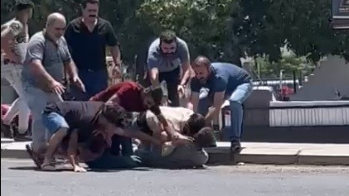 Gaziantep’te kaza sonrası kavga çıktı