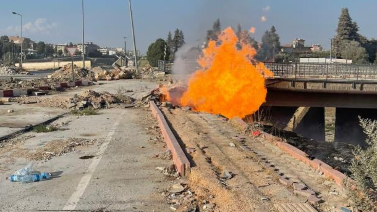 Hatay’da doğalgaz nedeniyle patlama oldu