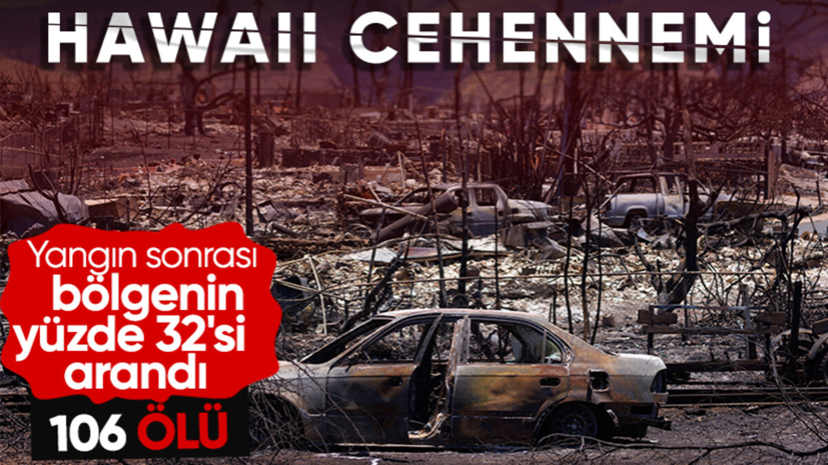 Hawaii’de orman yangınlarında ölü sayısı 106’ya yükseldi