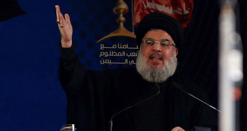 Hizbullah lideri Nasrallah: İsrail’i taş devrine çeviririz