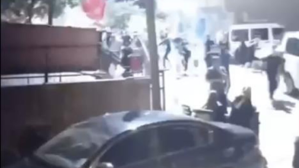 İstanbul Ataşehir’de tehlikeli anlar! Korku dolu asker eğlencesi kameraya yansıdı