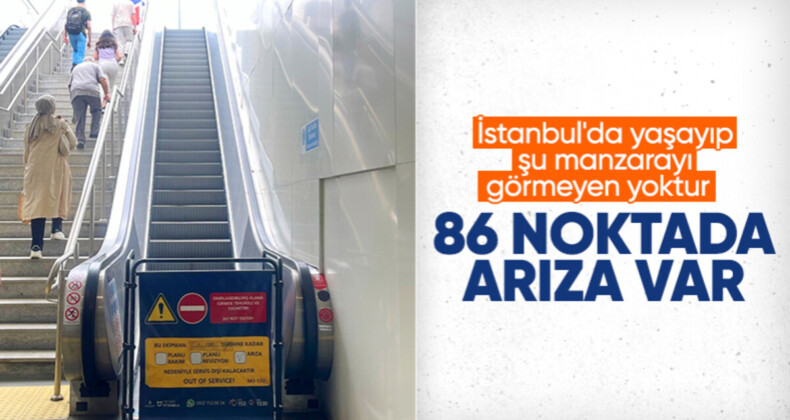 İstanbul’da 86 noktada metro ve metrobüs hatlarında arıza var