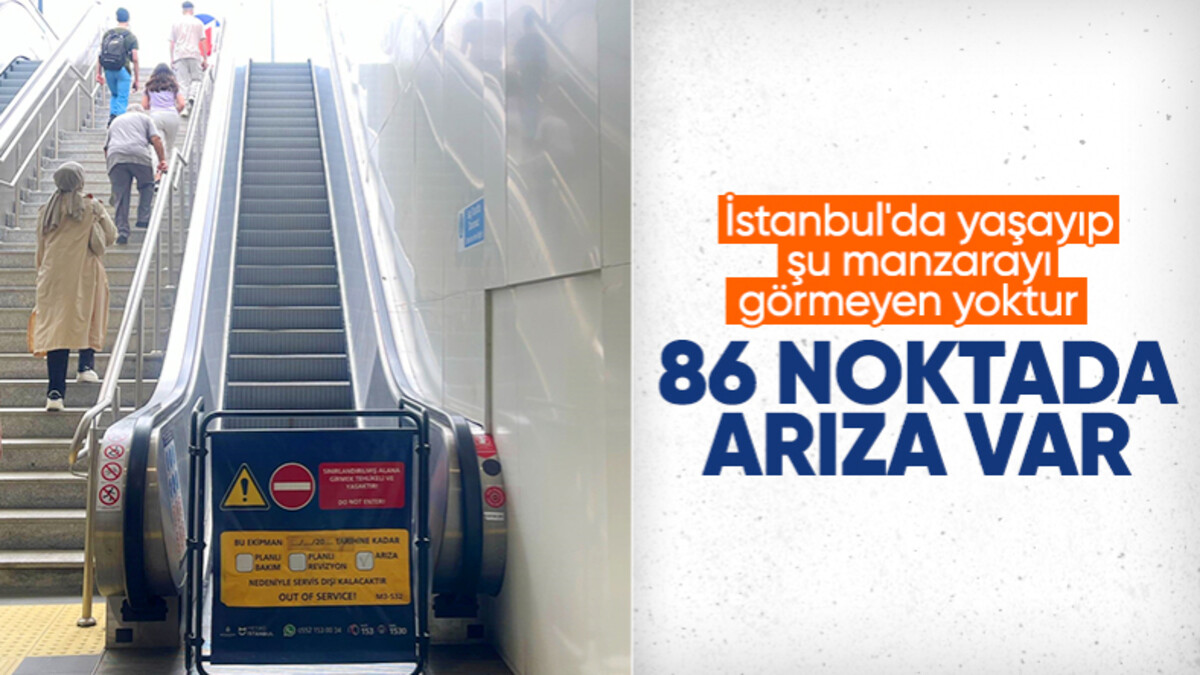 İstanbul’da 86 noktada metro ve metrobüs hatlarında arıza var