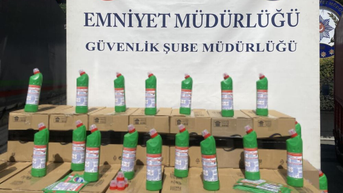 İstanbul’da sahte temizlik ürünleri yapanlara operasyon düzenlendi