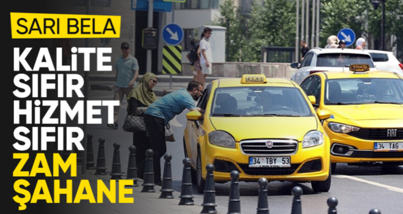 İstanbul’da taksi ücretlerine yüzde 75 zam