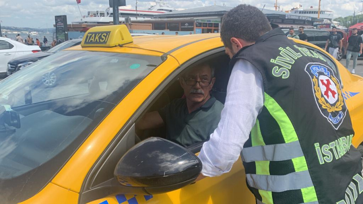 İstanbul’da taksicilere yönelik denetim