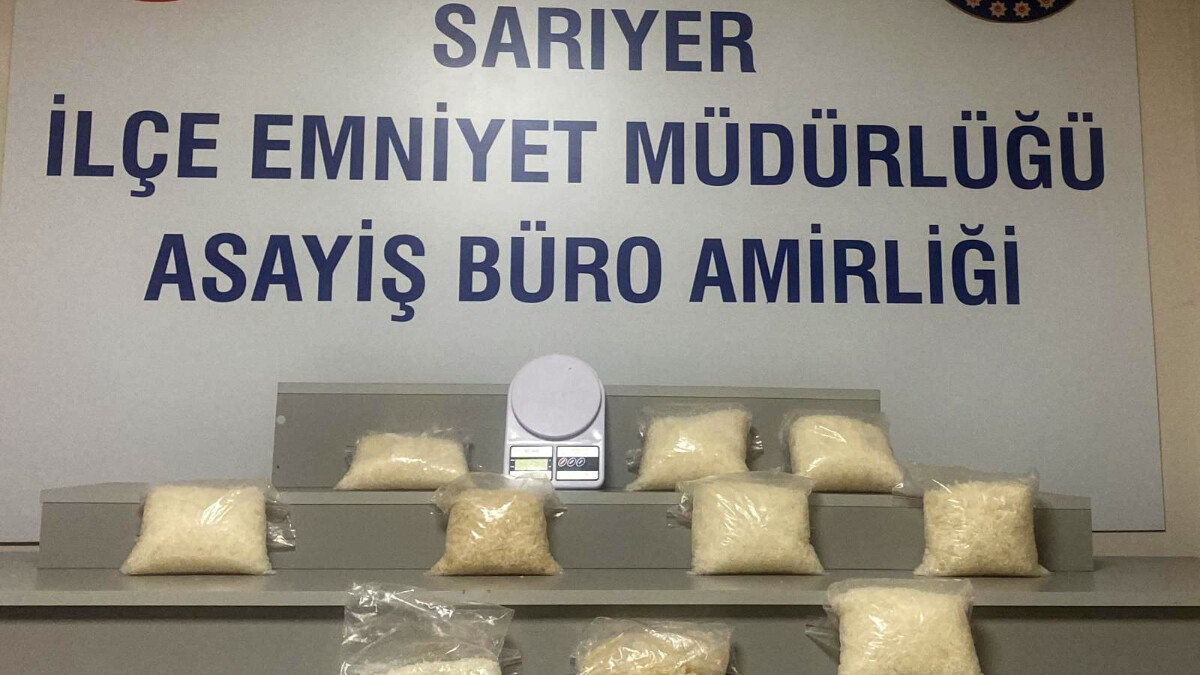 İstanbul’da zehir tacirlerine operasyon! 7 kilo 800 gram metanfetamin yakalandı