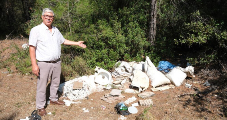 İzmir’de ormanlık alan çöplüğe dönünce vatandaş isyan etti: Benzin dökmekten farkı yok