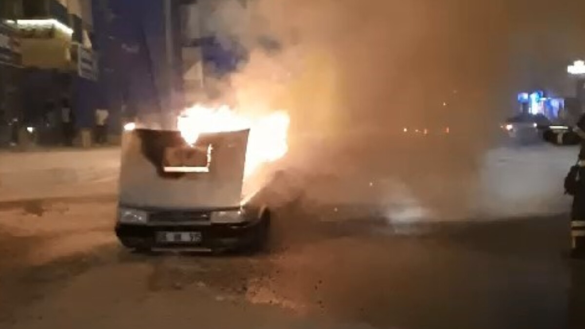 Kırıkkale’de LPG’li otomobil alev topuna döndü