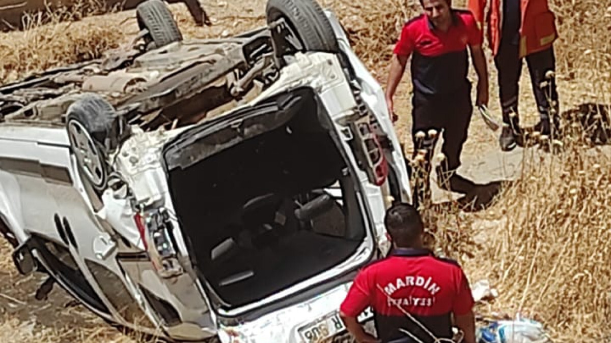 Mardin’de piknik yolunda kaza: 1’i ağır 10 yaralı