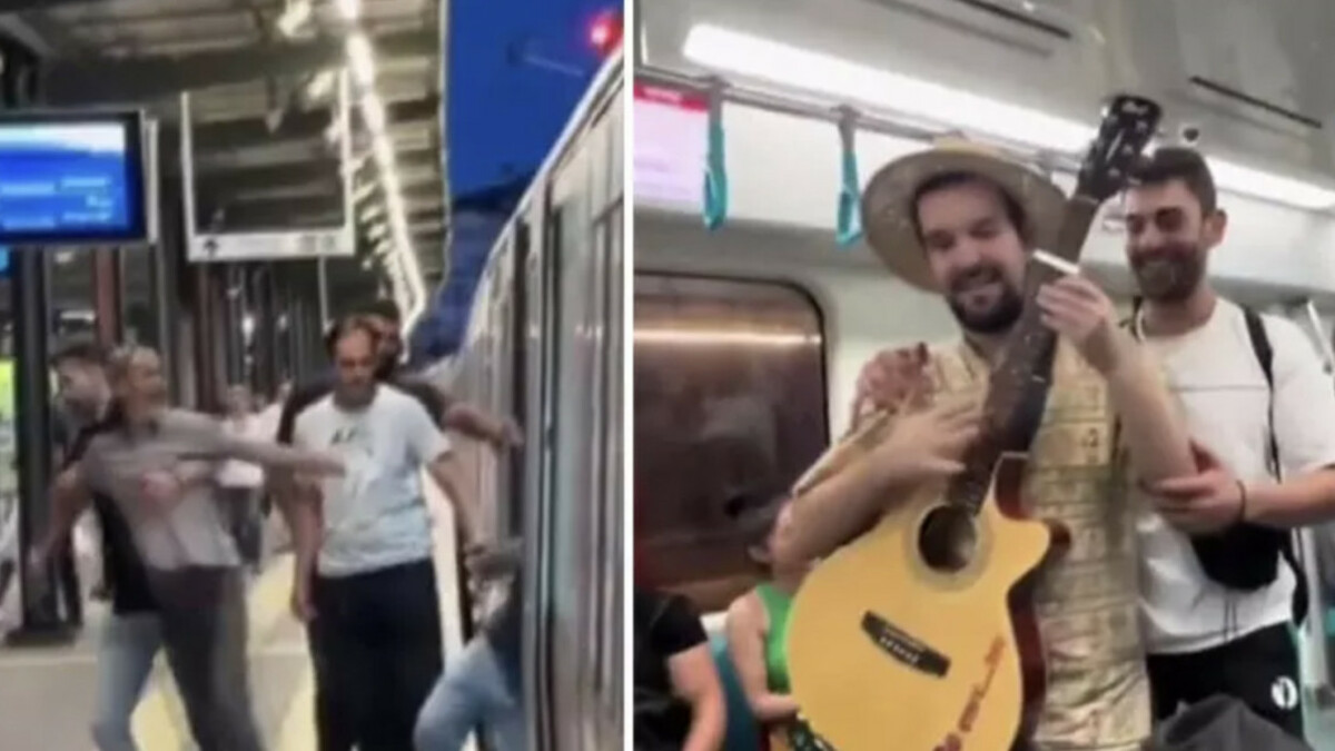 Marmaray’da kavga çıktı: Görme engelli vatandaş ortamı neşelendirdi