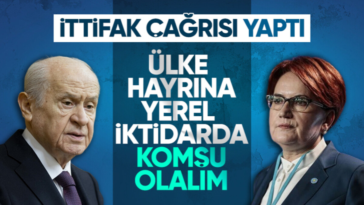 MHP lideri Devlet Bahçeli’den İYİ Parti’ye ittifak çağrısı: Ülke hayrına yerel seçimlerde komşu olalım