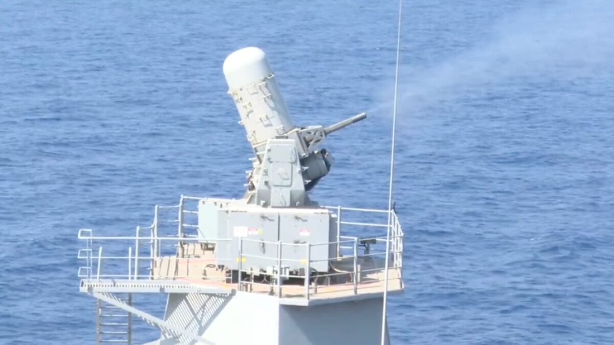 Phalanx Yakın Hava Savunma Sistemi atışları başarıyla tamamlandı