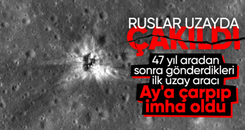 Rusya’nın uzay aracı Ay’a çarptı