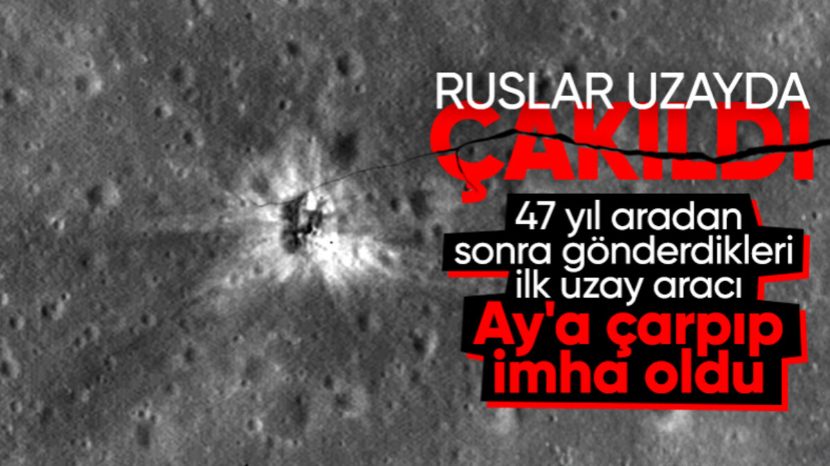 Rusya’nın uzay aracı Ay’a çarptı