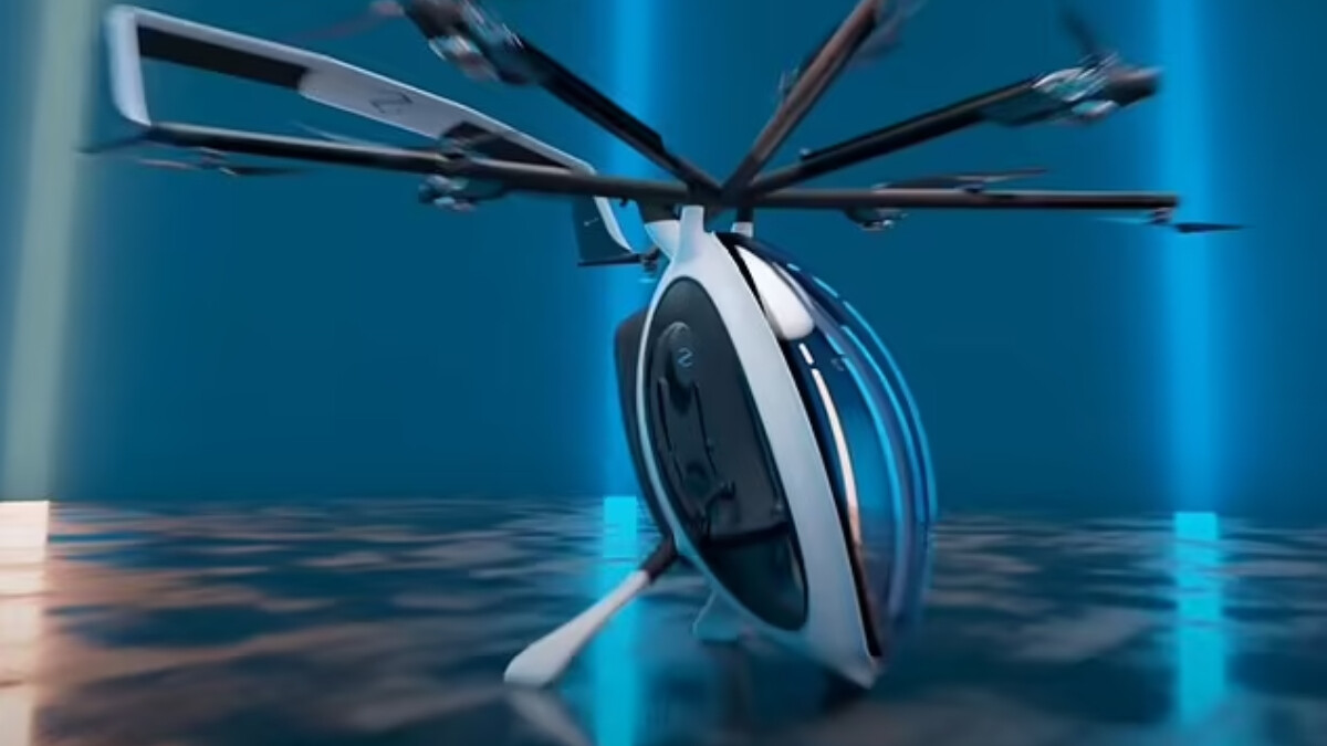 Saatte 100 km hız yapan yumurta şeklindeki uçan araba: Airscooter