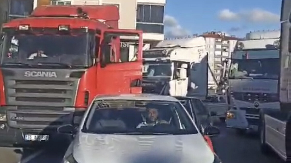 Samsun’da tırcı damada arkadaşlarından sürpriz