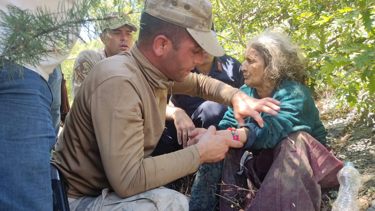 Tokat’ta çilek toplarken kaybolan kadını, jandarma buldu