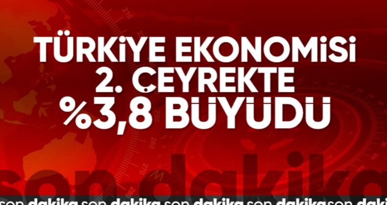 TÜİK, Türkiye’nin ekonomide büyüme verilerini açıkladı