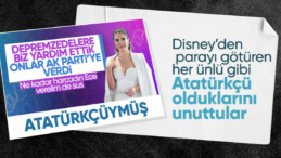 Ünlüler sessiz: Eda Ece’den Disney’e göstermelik tepki