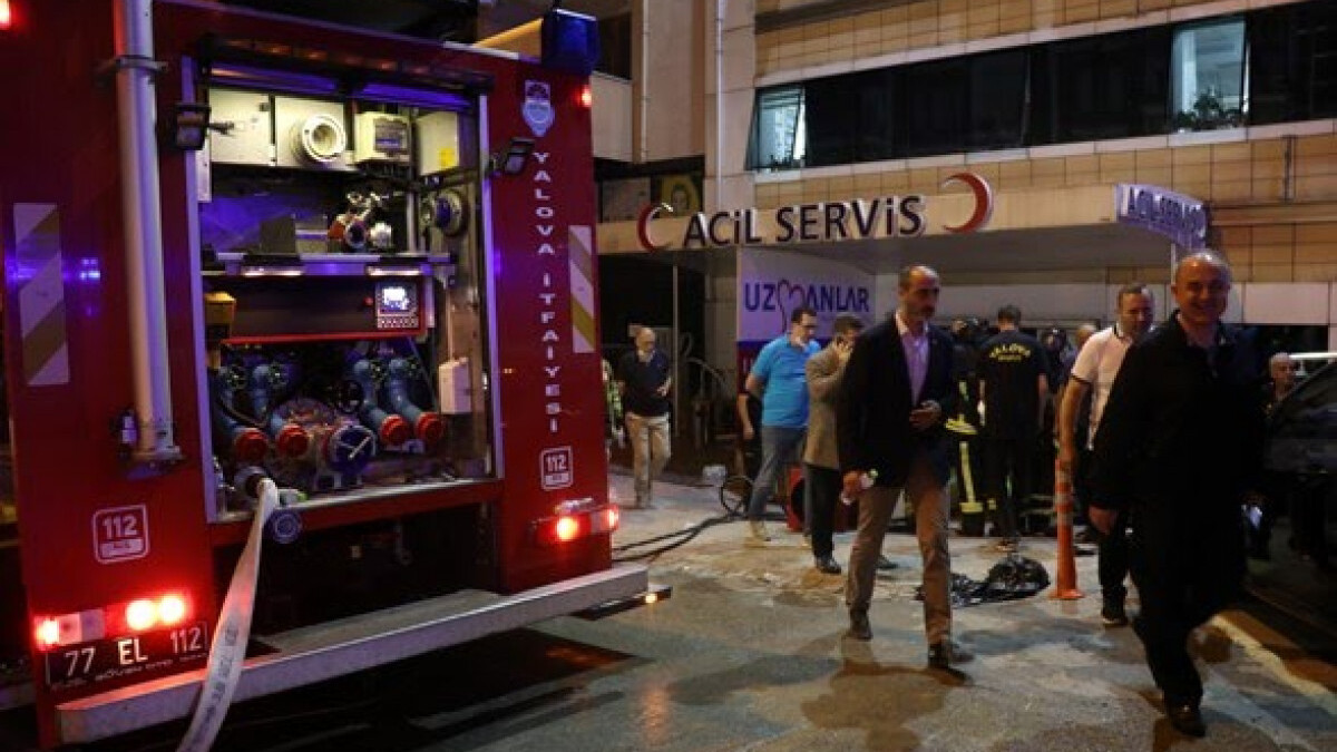 Yalova’da hastane yangını: 61 hasta tahliye edildi