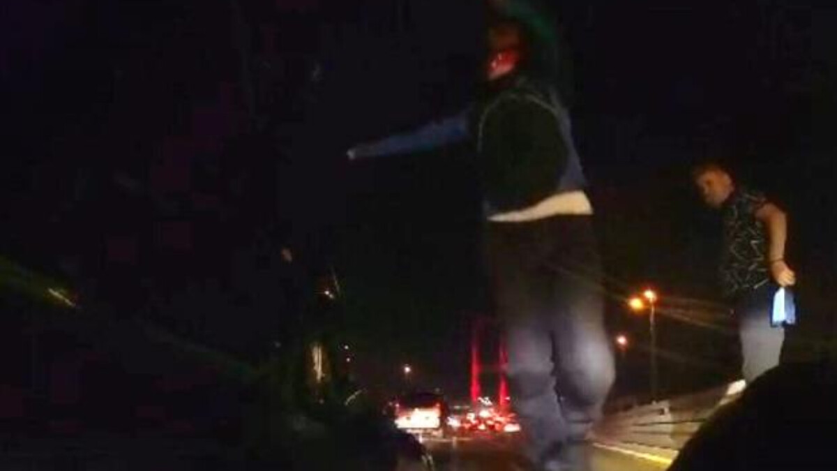 15 Temmuz Şehitler Köprüsü yoluna giren yaya kazaya neden oldu