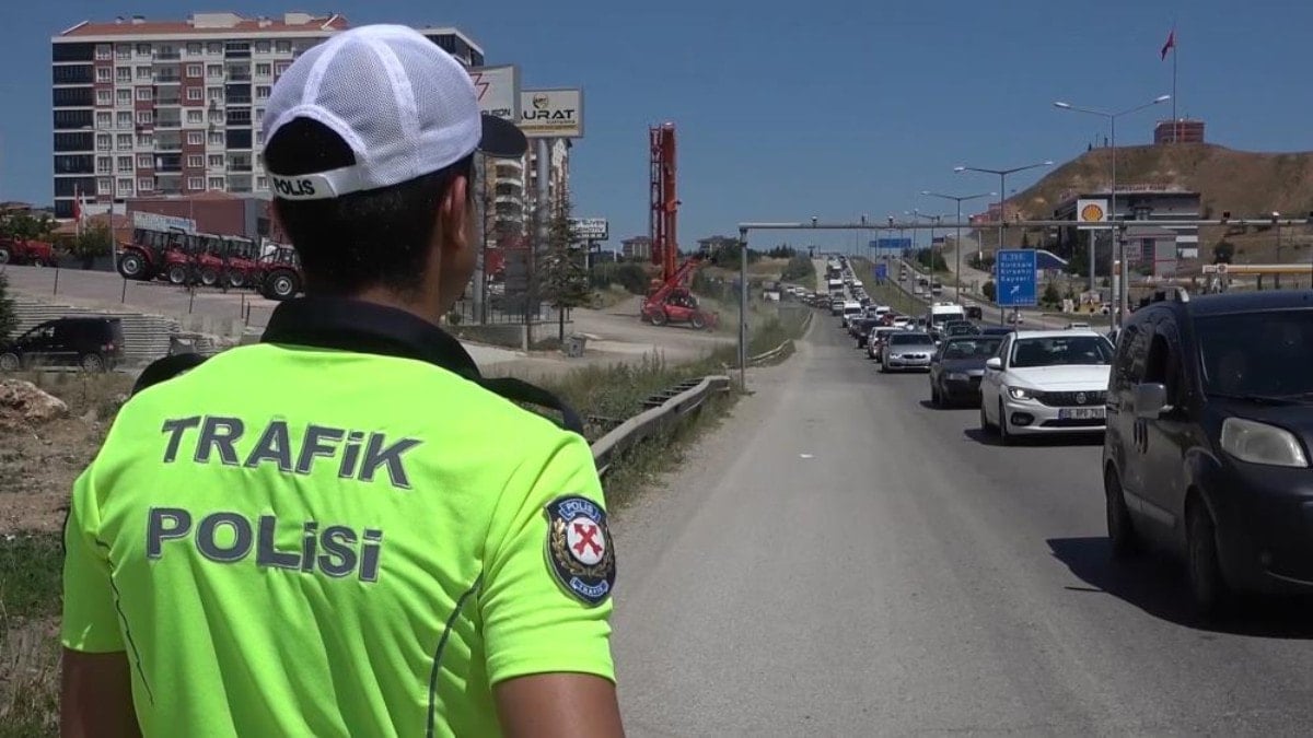 43 ilin geçiş güzergahı Kırıkkale’de 1 haftalık trafik raporu
