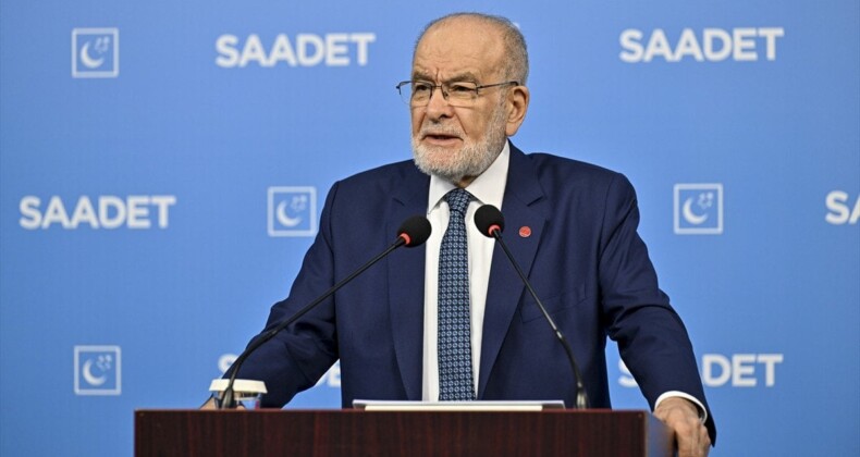 82 yaşındaki Temel Karamollaoğlu baston kullanmaya başladı