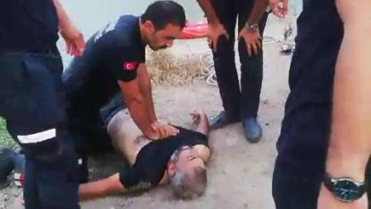 Adana’da kalbi duran şahsı itfaiye eri kalp masajıyla kurtardı