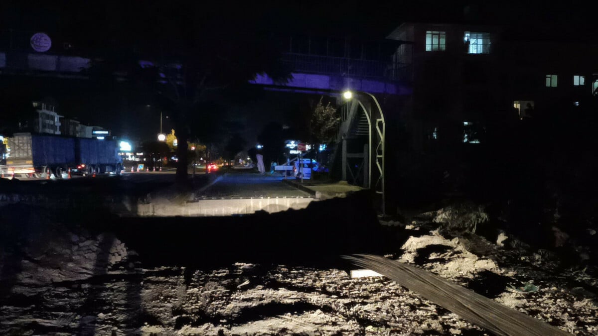 Bolu’da motosikletli kurye 4 metre derinlikteki kuyuya düştü