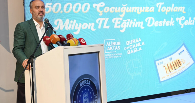 Bursa Büyükşehir Belediyesi’nden hem öğrenciyi hem esnafı mutlu edecek destek