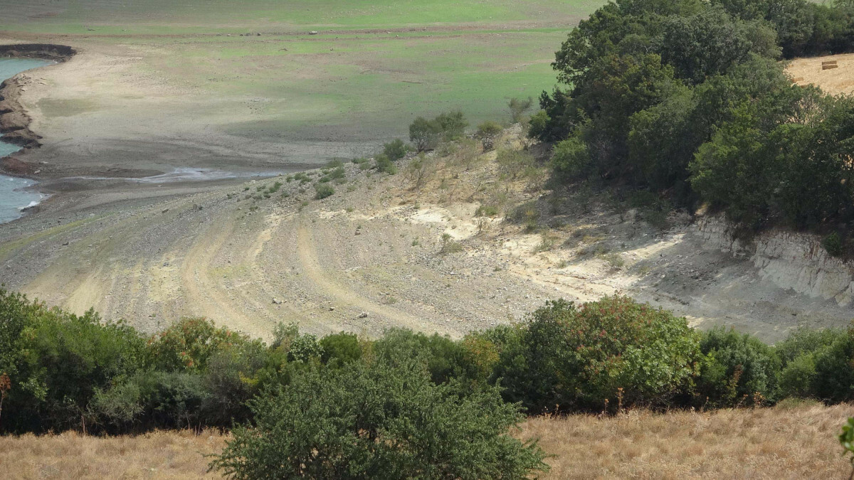 Çanakkale’de kuraklık: Bayramiç Barajı’nı besleyen dereler kurudu