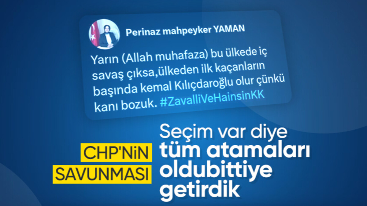 CHP’den Perinaz Mahpeyker Yaman’ın atanmasıyla ilgili savunma: Seçimler yüzünden