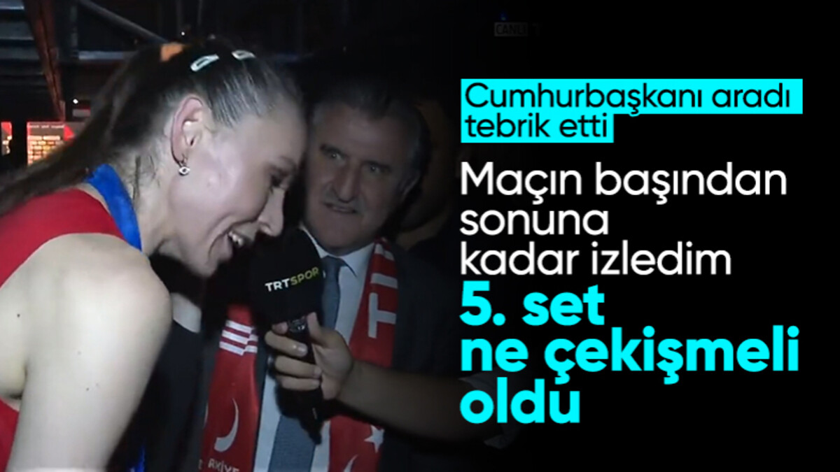 Cumhurbaşkanı Erdoğan, A Milli Kadın Voleybol Takımı’nı tebrik etti