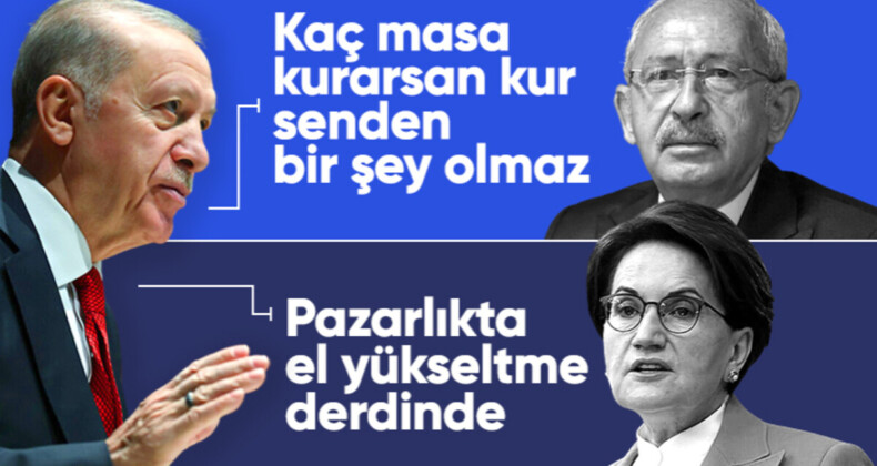 Cumhurbaşkanı Erdoğan, Kemal Kılıçdaroğlu ve Meral Akşener’in ifadelerini eleştirdi