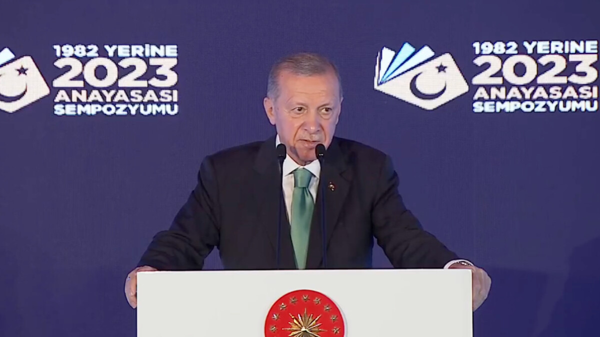 Cumhurbaşkanı Erdoğan’ın Yeni Anayasa Sempozyumu konuşması