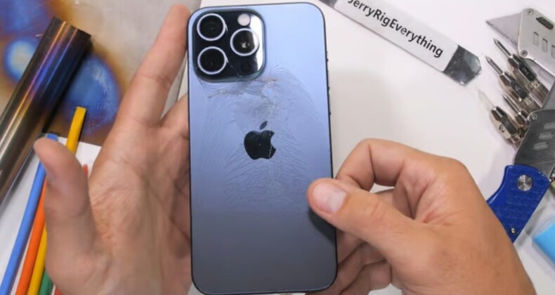 iPhone 15 Pro Max dayanıklılık testinde başarısız oldu