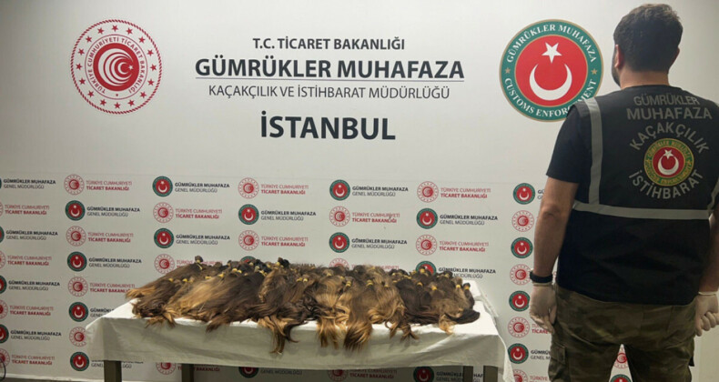 İstanbul havalimanlarında 53 kilo insan saçı ele geçirildi