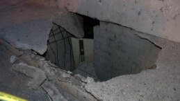 İstanbul’da beton çöktü! Oluşan çukura düşen 2 kişi yaralandı