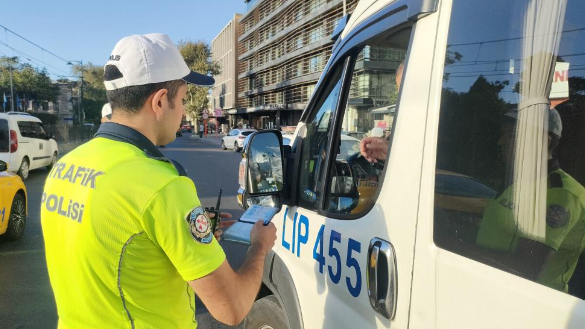 İstanbul’da okulun ilk günü servis denetimi