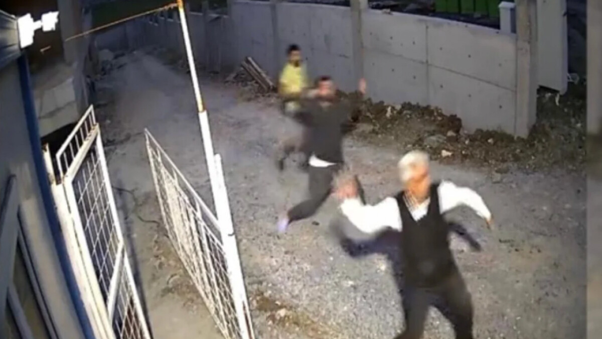 İstanbul’da şantiyeye giren hırsız taş ve kalasla kovaladı