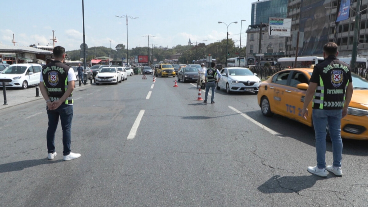 İstanbul’da taksi denetimi gerçekleştirildi