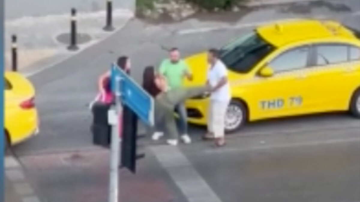 İstanbul’da taksici ve yabancı uyruklu kadınlar arasında kavga