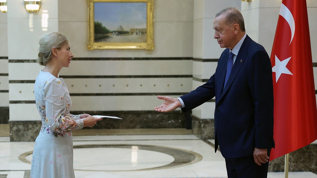 İsveç Büyükelçisi Cumhurbaşkanı Erdoğan’a güven mektubunu sundu