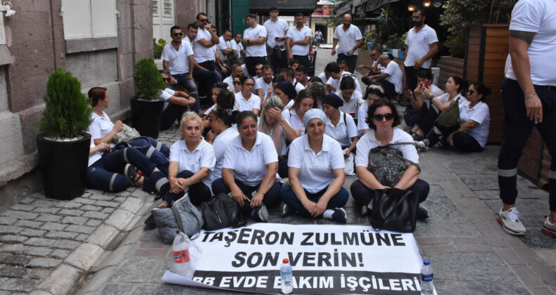 İzmir’de belediye işçileri ‘kadro’ için eylemde: ‘Taşeron zulmüne son’