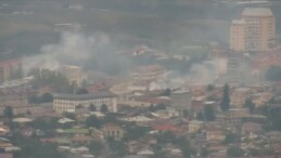 Karabağ’da Ermeniler kasıtlı yangınlar çıkararak arşivleri imha ediyor