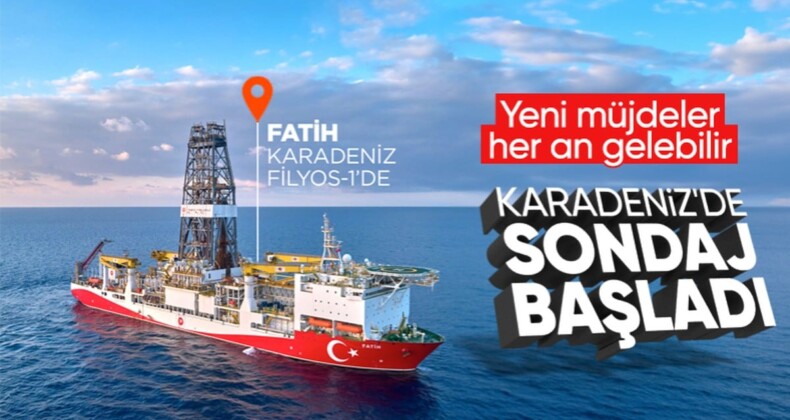 Karadeniz’de yeni lokasyon! Fatih Sondaj Gemisi Filyos-1 kuyusunda faaliyete başladı